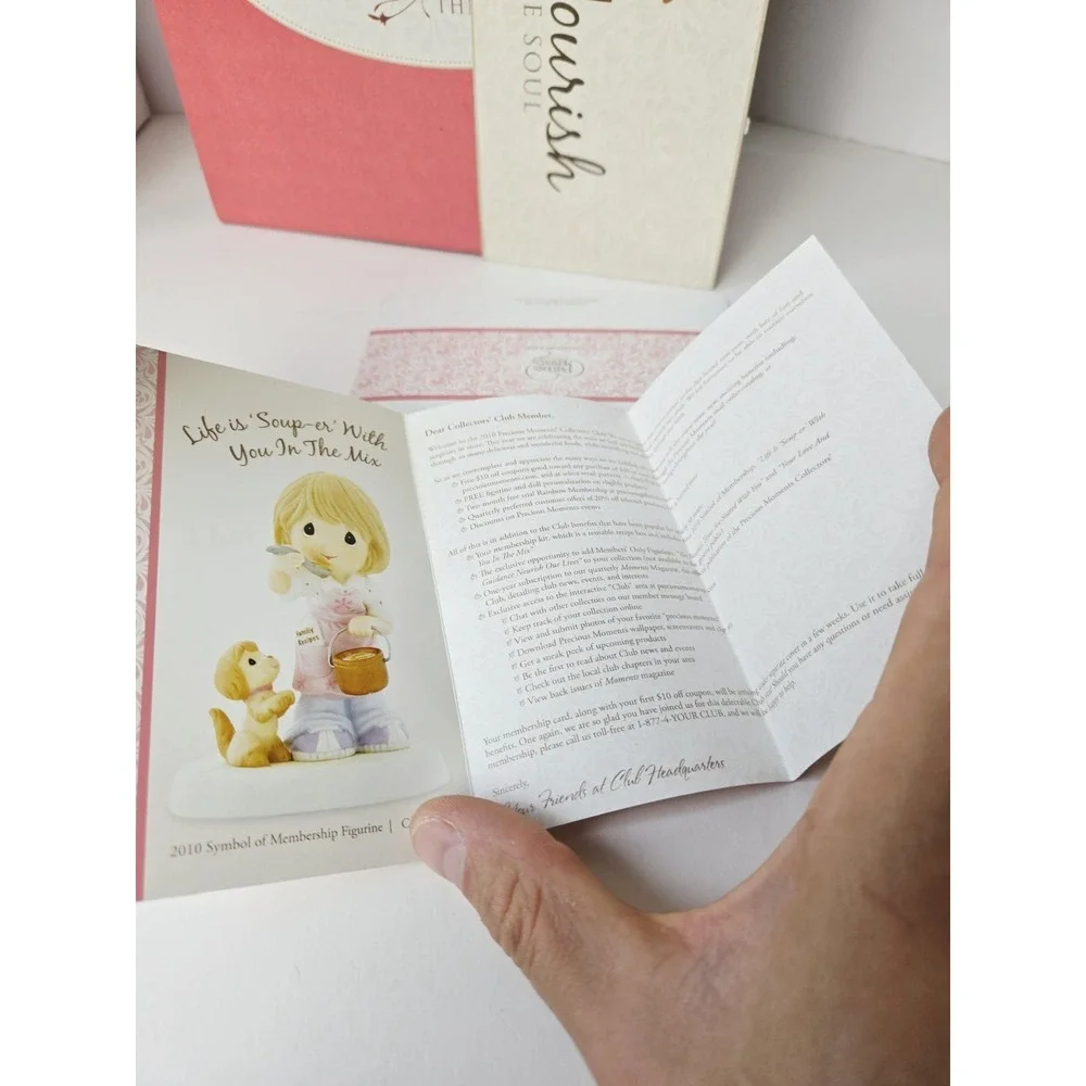 Enesco Precious Moments figurine wbox Life is Soup-er With You in Mind 2010 Kit